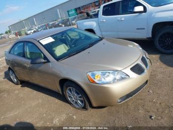  Salvage Pontiac G6