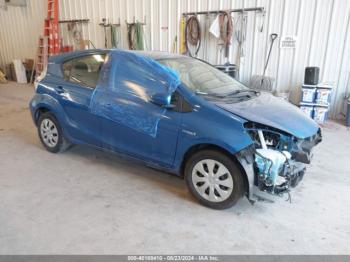  Salvage Toyota Prius c