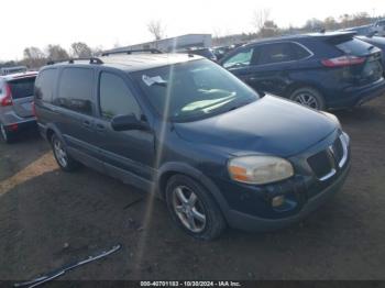  Salvage Pontiac Montana SV6