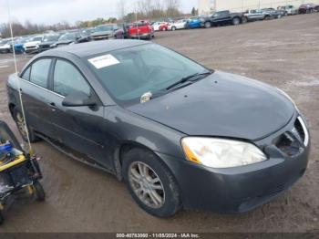  Salvage Pontiac G6