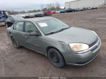  Salvage Chevrolet Malibu