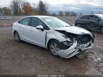  Salvage Chevrolet Cruze