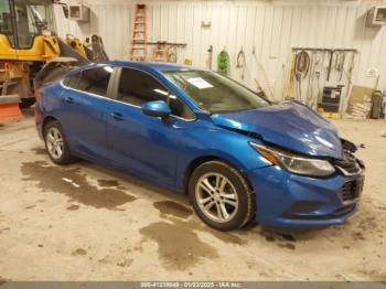  Salvage Chevrolet Cruze