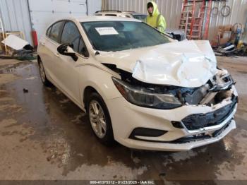  Salvage Chevrolet Cruze