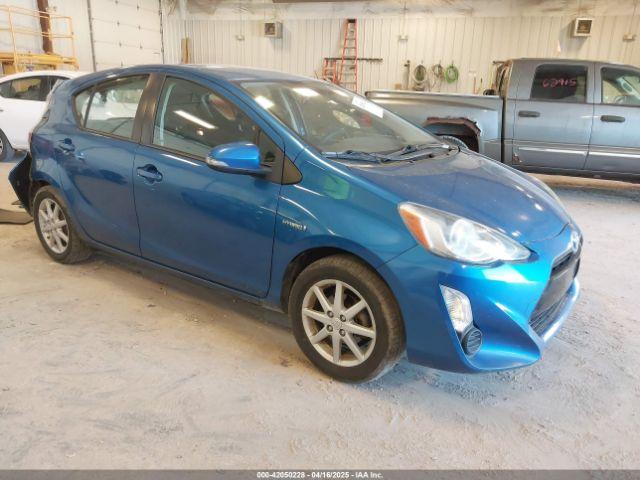  Salvage Toyota Prius c