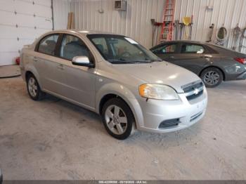  Salvage Chevrolet Aveo