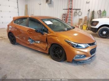  Salvage Chevrolet Cruze