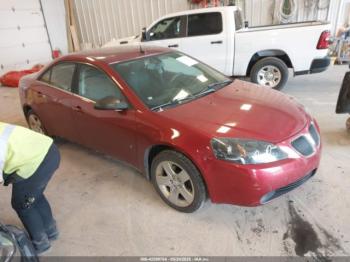  Salvage Pontiac G6