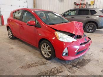  Salvage Toyota Prius c