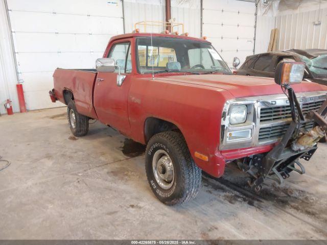  Salvage Dodge W-series