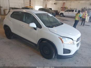  Salvage Chevrolet Trax