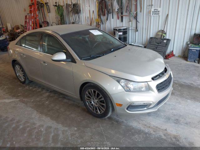  Salvage Chevrolet Cruze