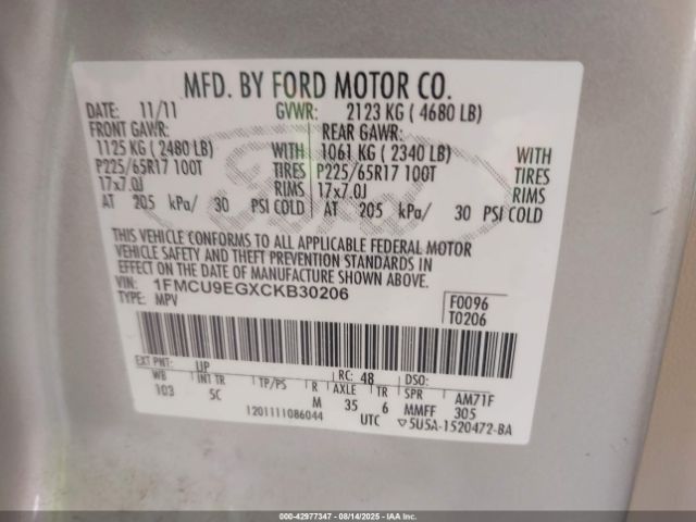 Ford Escape Limited Image 9