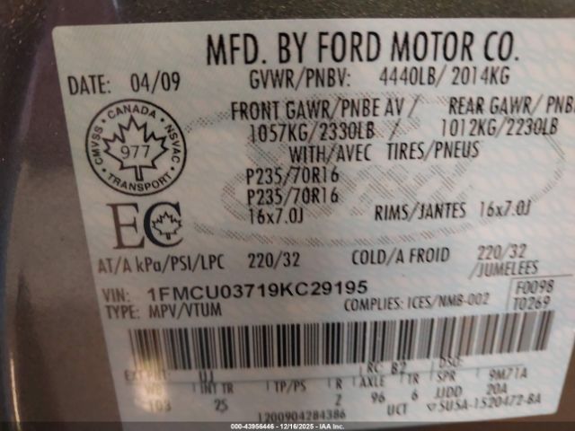 Ford Escape Xlt Image 9