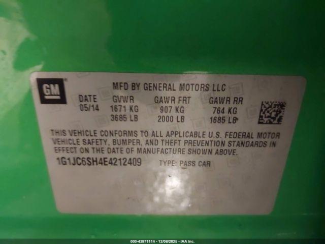 Chevrolet Sonic Lt Auto Image 4