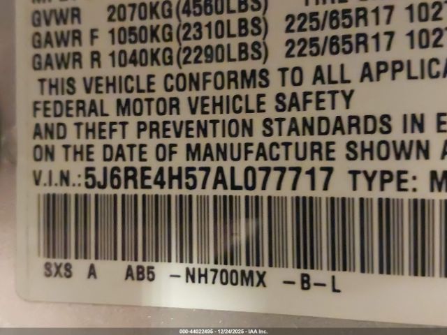 Honda CR-V Ex Image 5