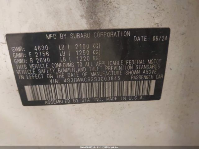 Subaru Legacy Premium Image 6