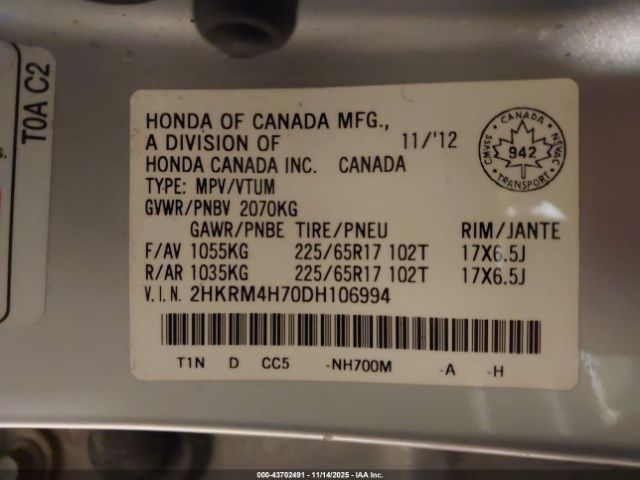 Honda CR-V Ex-l Image 3