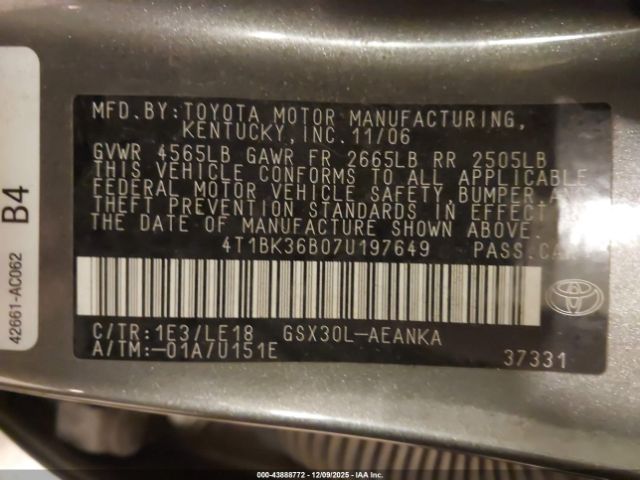 Toyota Avalon Touring Image 12