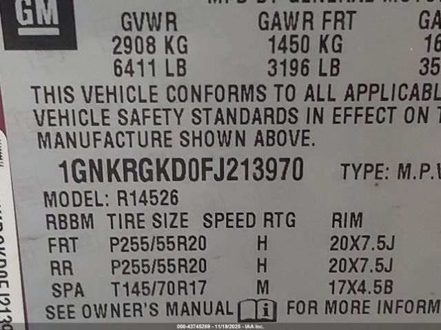 Chevrolet Traverse 1lt Image 11