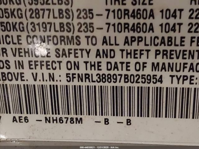 Honda Odyssey Touring Image 2