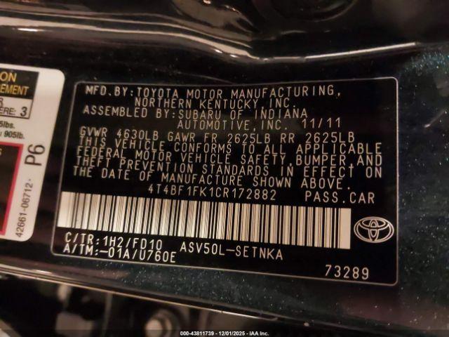 Toyota Camry Le Image 4