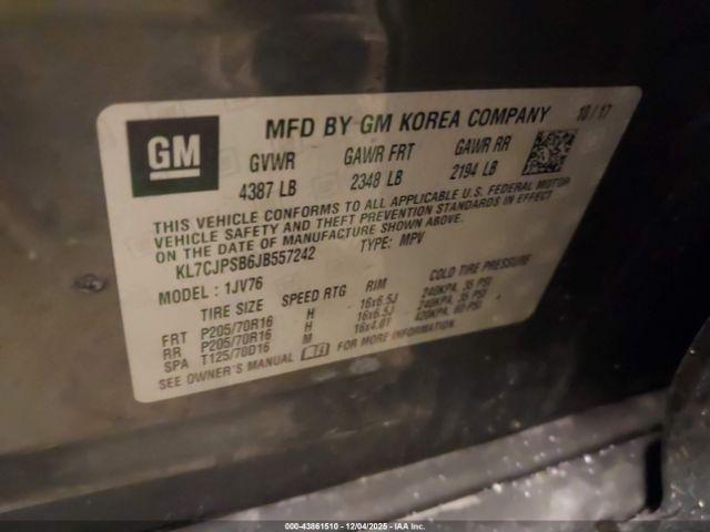 Chevrolet Trax Lt Image 8